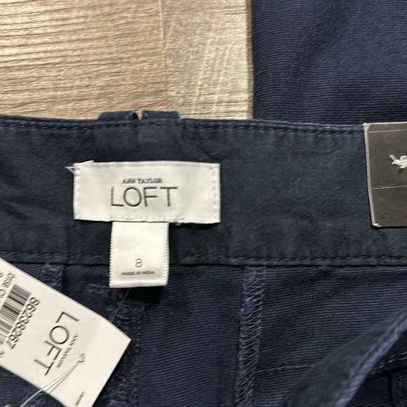 Loft Marisa Modern Navy Blue Utility carpenter trouser pants size 8 - Picture 3 of 11